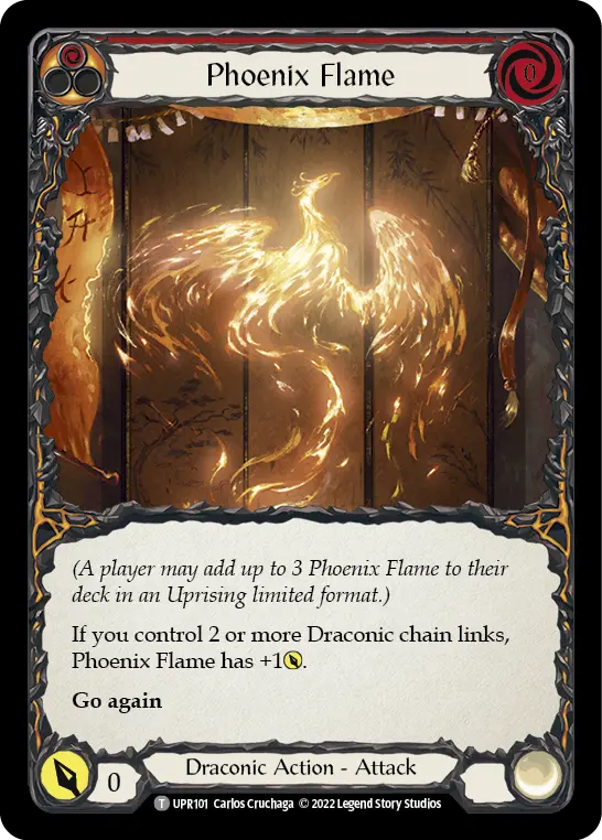 Phoenix Flame RED UPR101 - Uprising - Flesh and blood card