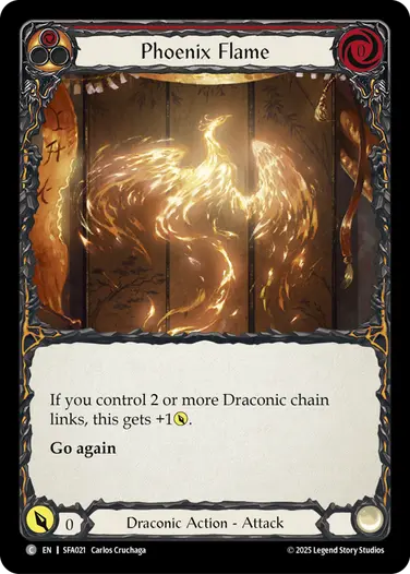 Phoenix Flame SFA021 - Silver Age Chapter 2 - Fai - Flesh and blood card