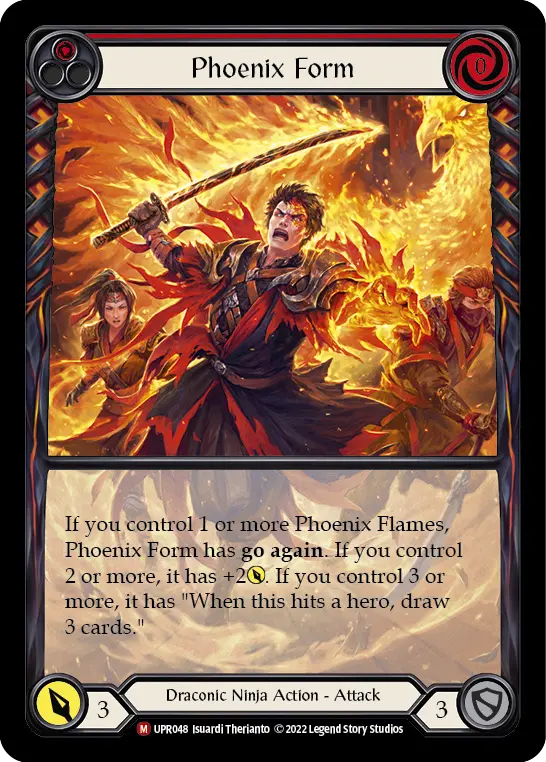 Phoenix Form RED UPR048-EA - Uprising - Flesh and blood card