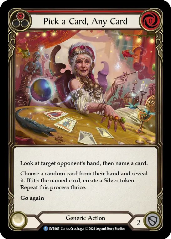 Pick a Card, Any Card RED EVR167 - Everfest - Flesh and blood card