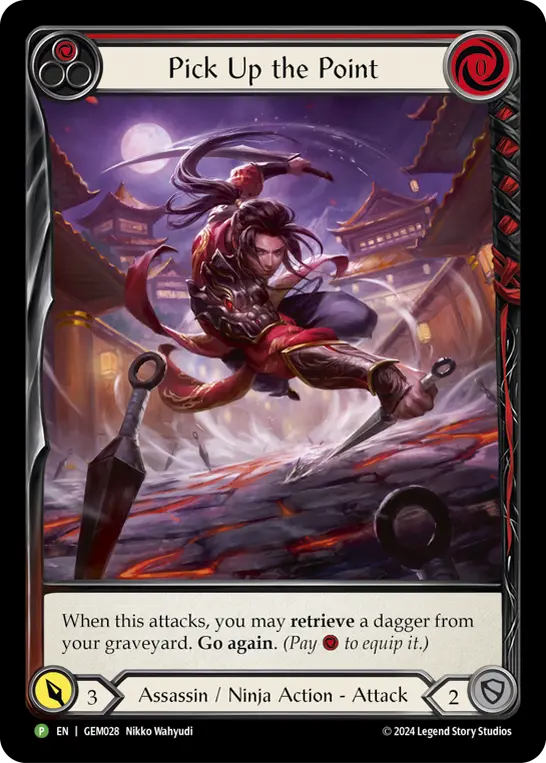 Pick Up the Point RED GEM028-RF - GEM - Pack 1 - Flesh and blood card