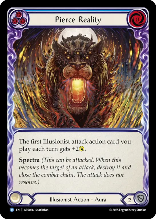Pierce Reality BLUE APR026 - Armory Deck Legends - Prism Sculptor of Arc Light - Flesh and blood card