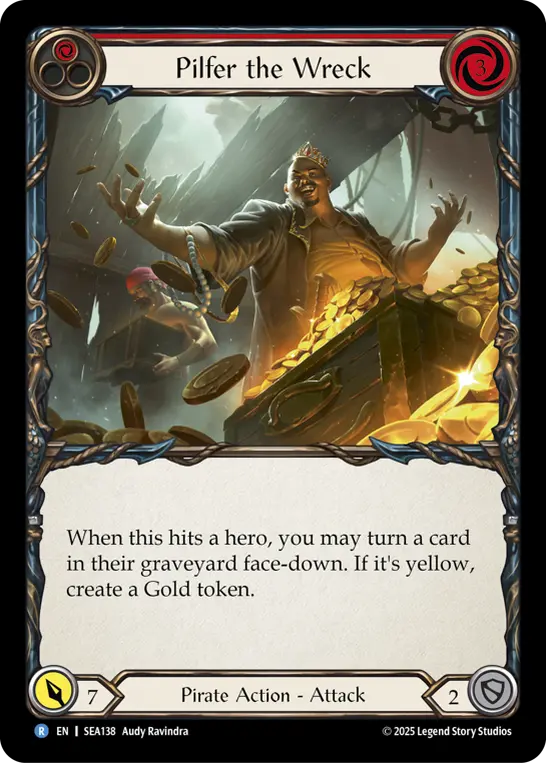 Pilfer the Wreck RED SEA138 - High Seas - Flesh and blood card