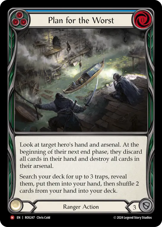 Plan for the Worst BLUE ROS247 - Rosetta - Flesh and blood card