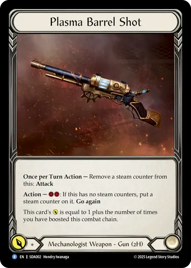 Plasma Barrel Shot SDA002 - Silver Age Chapter 1 - Dash - Flesh and blood card