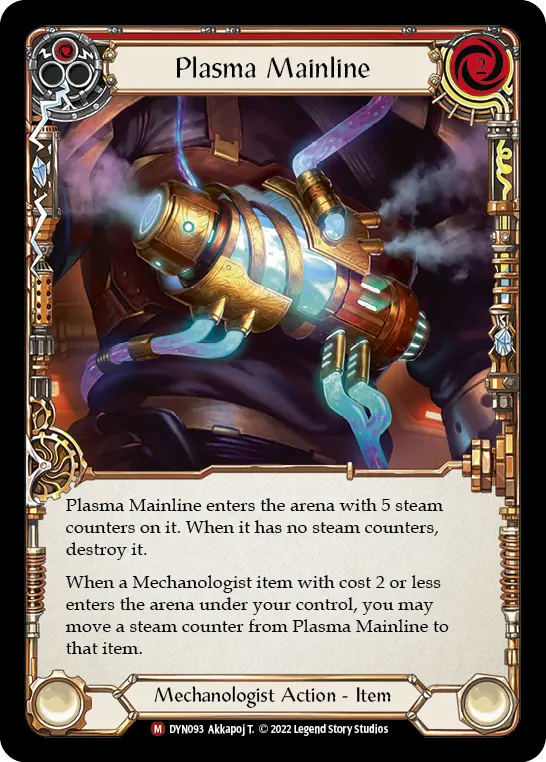 Plasma Mainline RED DYN093 - Dynasty - Flesh and blood card