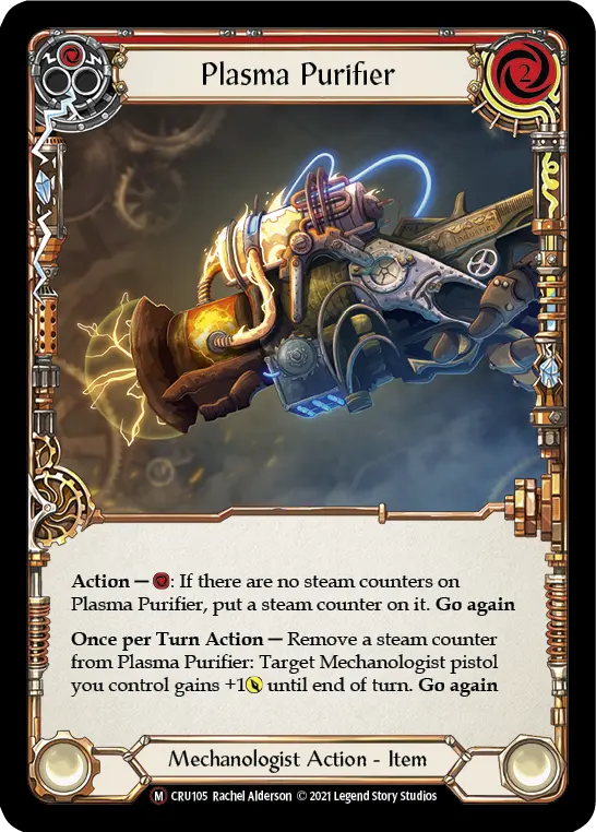 Plasma Purifier RED U-CRU105-RF - Crucible of War - Unlimited - Flesh and blood card