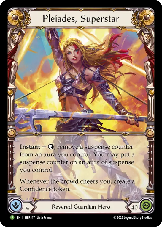 Pleiades, Superstar HER147-RF - Calling - Super Slam - Flesh and blood card