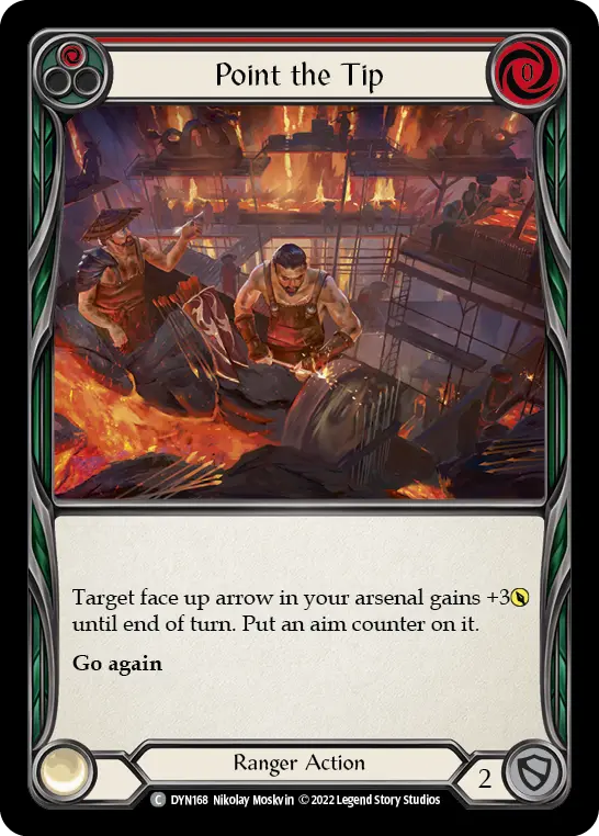 Point the Tip RED DYN168 - Dynasty - Flesh and blood card