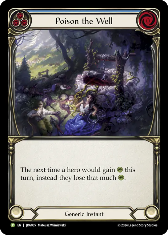 Poison the Well BLUE JDG035-CF - Judge Pack - Season 5 - Flesh and blood card