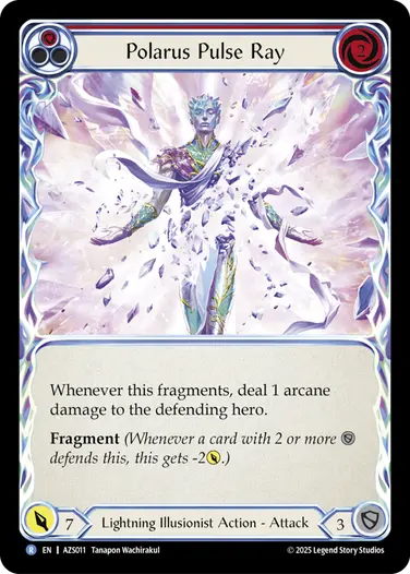 Polarus Pulse Ray AZS011 - Armory Deck - Zyggy Starlight - Flesh and blood card