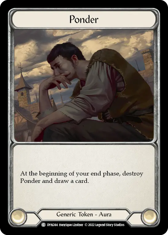 Ponder DYN244 - Dynasty - Flesh and blood card
