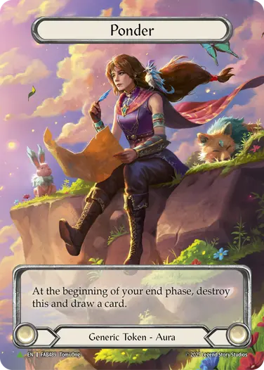 Ponder FAB489-MV - Prize Wall - Omens of the Third Age - Flesh and blood card