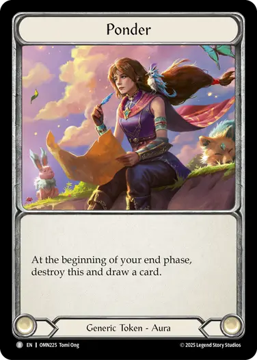 Ponder OMN225 - Omens of the Third Age - Flesh and blood card