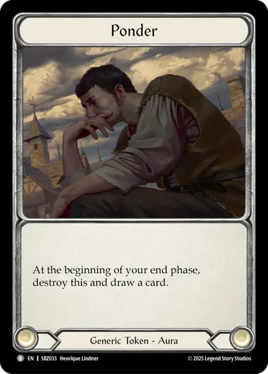 Ponder SBZ033 - Silver Age Chapter 3 - Blaze, Firemind - Flesh and blood card