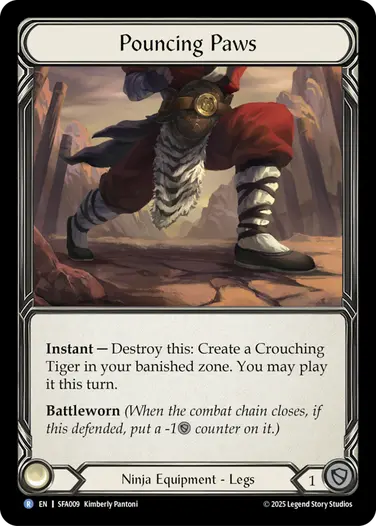 Pouncing Paws SFA009 - Silver Age Chapter 2 - Fai - Flesh and blood card