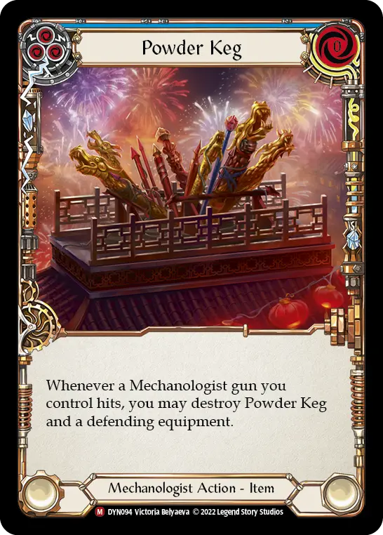 Powder Keg BLUE DYN094 - Dynasty - Flesh and blood card