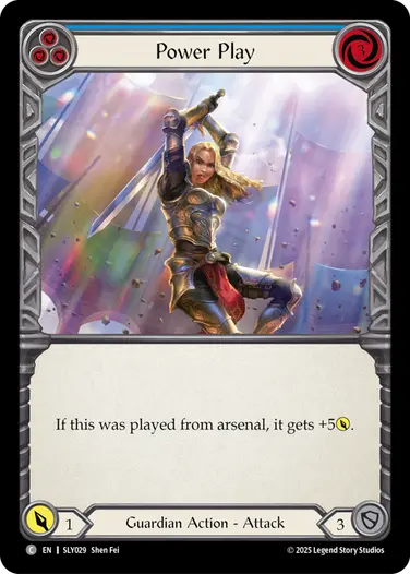 Power Play SLY029 - Silver Age Chapter 3 - Lyath Goldmane - Flesh and blood card