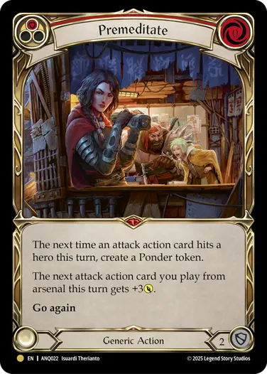 Premeditate ANQ022 - Compendium of Rathe - Antiquity Pack - Flesh and blood card