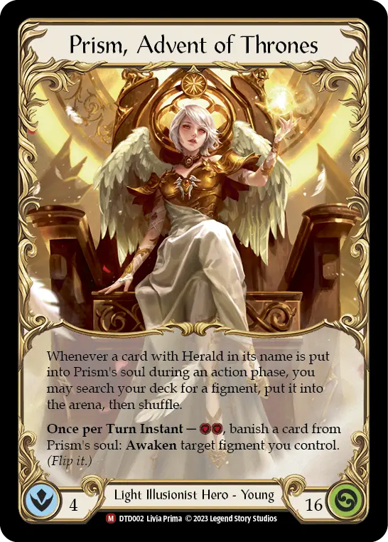 Prism, Advent of Thrones DTD002 - Dusk till Dawn - Flesh and blood card