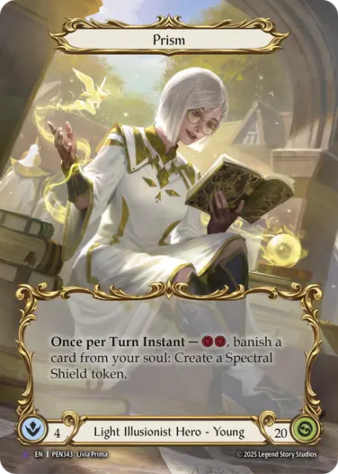 Prism PEN343-MV - Compendium of Rathe - Flesh and blood card