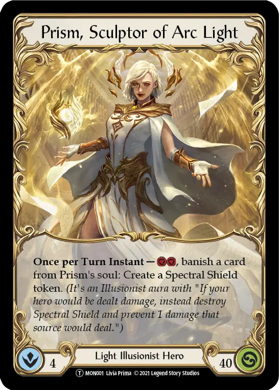 Prism, Sculptor of Arc Light U-MON001 - Monarch - Unlimited - Flesh and blood card