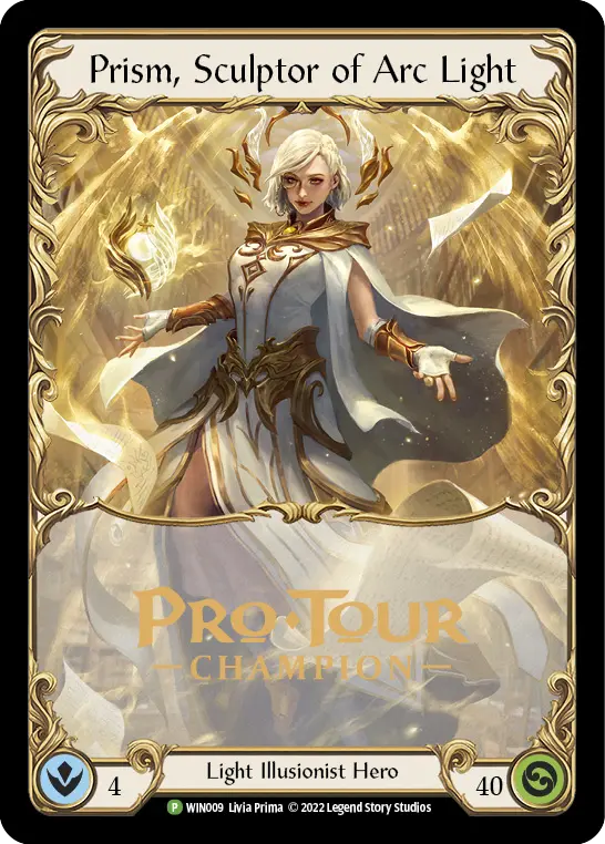 Prism, Sculptor of Arc Light WIN009-CF - Pro Tour Champion Cards - Flesh and blood card