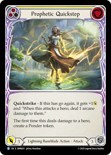 Prophetic Quickstep OMN055 - Omens of the Third Age - Flesh and blood card