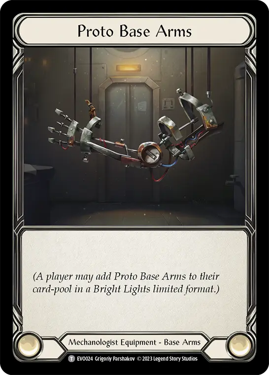 Proto Base Arms EVO024 - Bright Lights - Flesh and blood card
