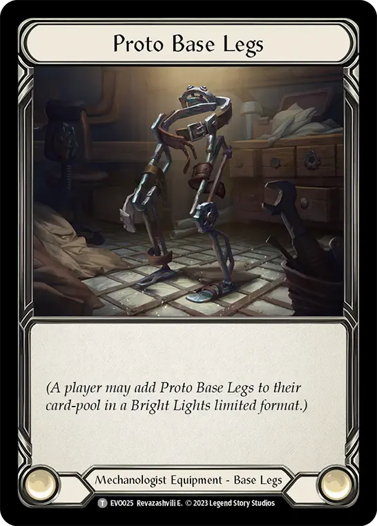 Proto Base Legs EVO025 - Bright Lights - Flesh and blood card