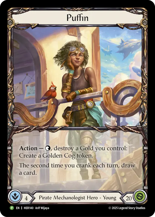 Puffin HER140-RF - Conventions - High Seas - Flesh and blood card