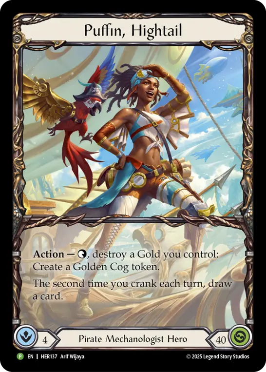 Puffin, Hightail HER137-RF - Calling - High Seas - Flesh and blood card
