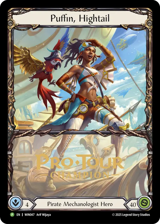 Puffin, Hightail WIN047-CF - Pro Tour Champion Cards - High Seas - Flesh and blood card