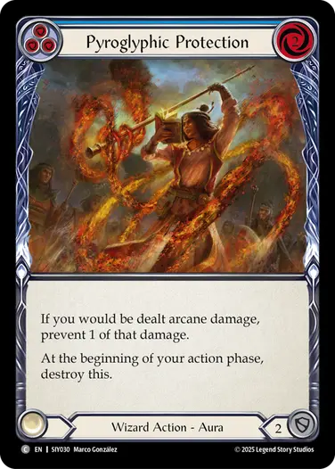 Pyroglyphic Protection SIY030 - Silver Age Chapter 1 - Iyslander - Flesh and blood card