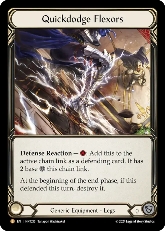Quickdodge Flexors HNT215-RF - The Hunted - Flesh and blood card