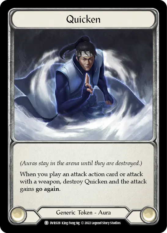 Quicken DVR028 - Classic Battles: Rhinar vs Dorinthea - Flesh and blood card
