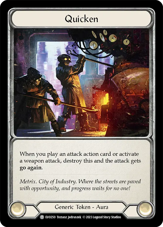 Quicken EVO250 - Bright Lights - Flesh and blood card