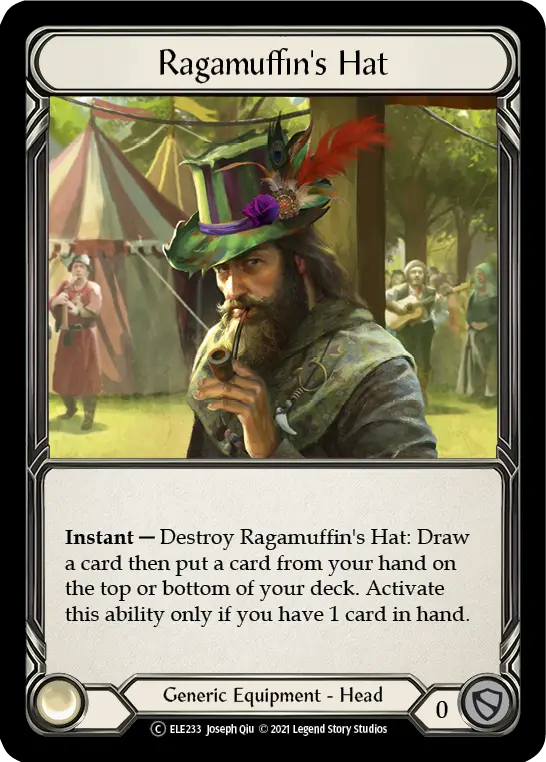 Ragamuffin's Hat U-ELE233-RF - Tales of Aria - Unlimited - Flesh and blood card
