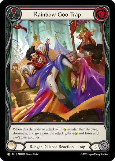 Rainbow Goo Trap GEM122 - GEM - Pack 4 - Flesh and blood card