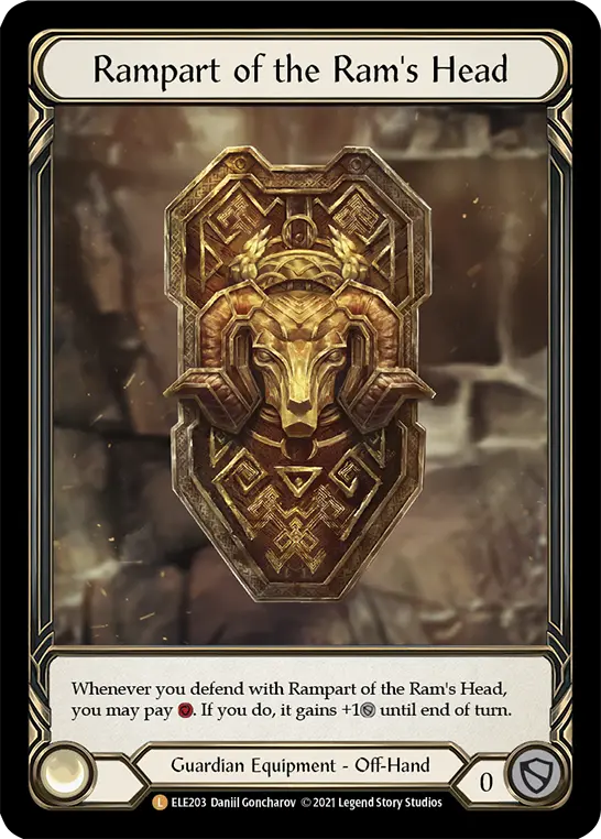 Rampart of the Ram's Head ELE203-CF - Tales of Aria - Flesh and blood card