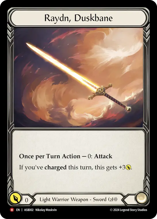 Raydn, Duskbane ASB002 - Armory Deck - Ser Boltyn, Breaker of Dawn - Flesh and blood card
