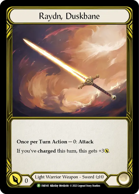 Raydn, Duskbane FAB145-GF - ProQuest - Season 4 - Flesh and blood card