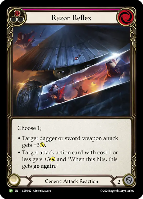 Razor Reflex RED GEM032 - GEM - Pack 1 - Flesh and blood card
