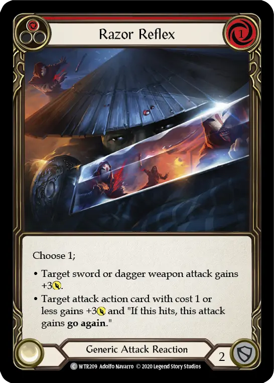 Razor Reflex RED U-WTR209-RF - Welcome to Rathe - Unlimited - Flesh and blood card