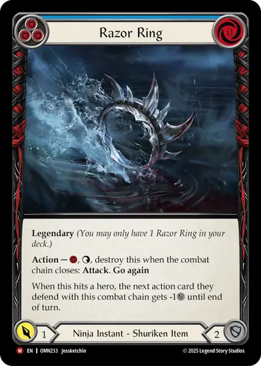 Razor Ring OMN233 - Omens of the Third Age - Flesh and blood card