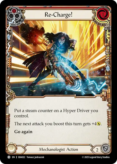 Re-Charge! SDA022 - Silver Age Chapter 1 - Dash - Flesh and blood card