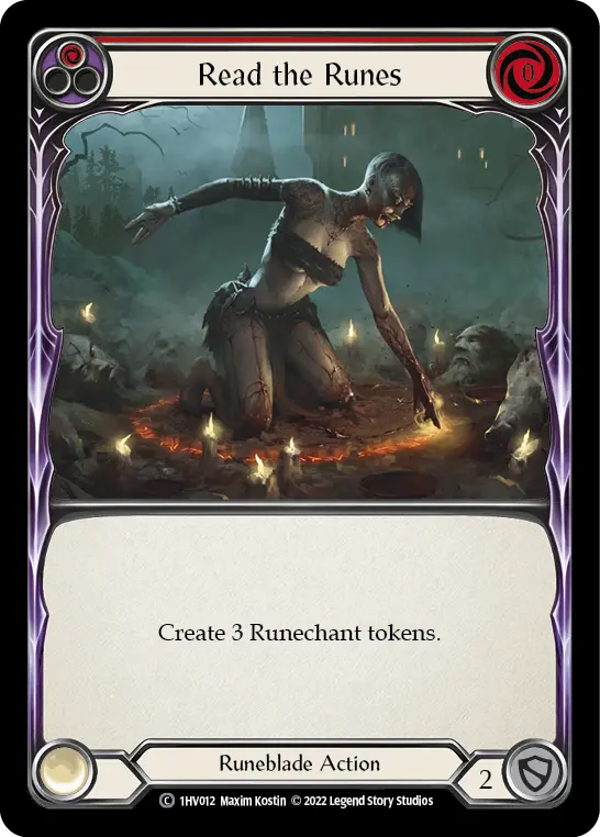 Read the Runes RED 1HV012 - Viserai - Blitz Deck - Flesh and blood card