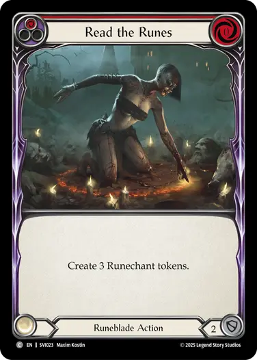 Read the Runes SVI023 - Silver Age Chapter 1 - Viserai - Flesh and blood card