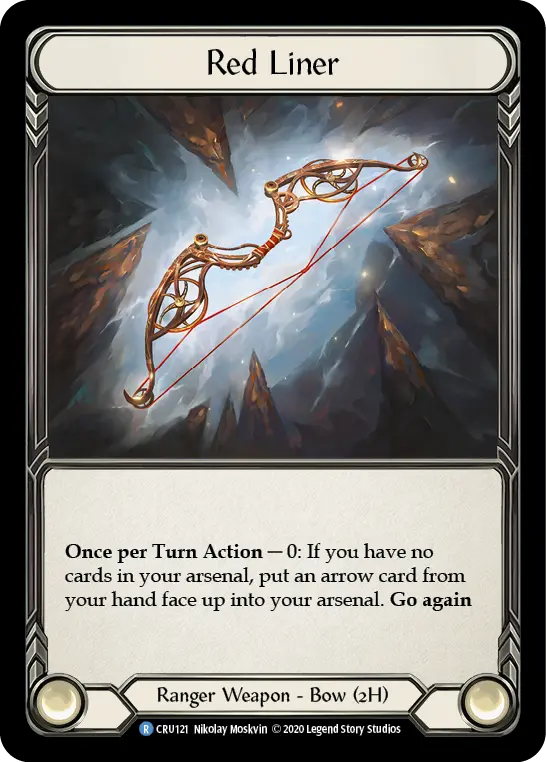 Red Liner CRU121 - Crucible of War - Flesh and blood card