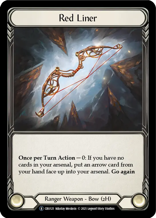 Red Liner U-CRU121-RF - Crucible of War - Unlimited - Flesh and blood card